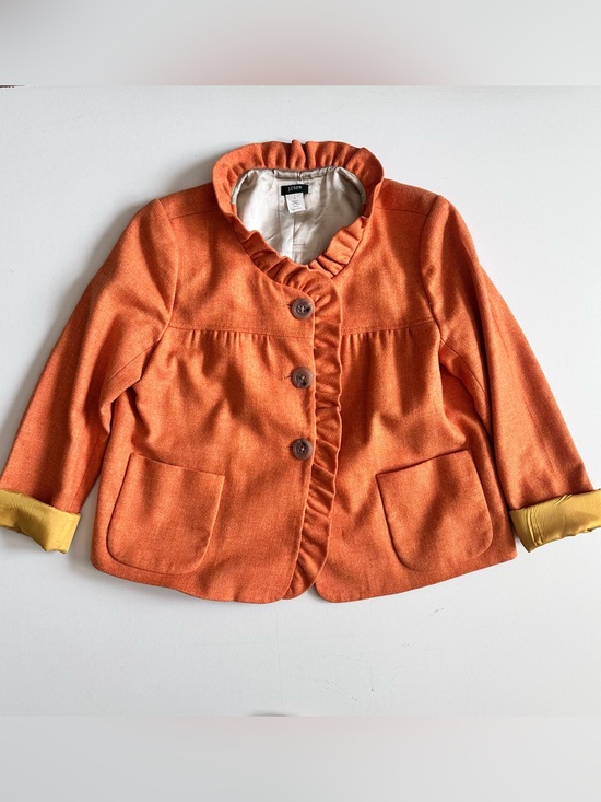 J. Crew Jackets & Blazers - J Crew Herringbone Fiona Blazer Wool Jacket Size 12